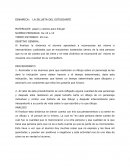 La silueta del estudiante