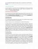 Los Grados Del Saber O Grados De Conocimiento Del Mundo Físico