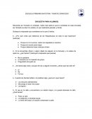 Formato encuesta para alumnos