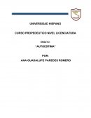 Ensayo sobre el autoestima