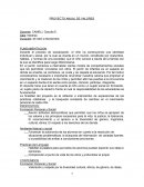 Proyecto Anual de valores Duración: de Abril a Noviembre.