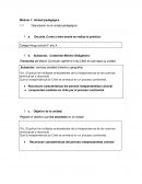 Unidad pedagógica 1.1 Descripción de la unidad pedagógica