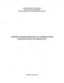 DISEÑO DE MUESTREADOR EN CORREAS PARA CONCENTRADOS DE MINERALES