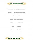 Tarea español ejercicios