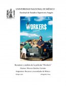 Resumen y análisis de la película “Workers”