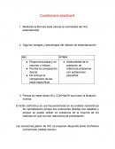 Cuestionario practica #6 Mediante la fórmula dada calcule la normalidad del HCL estandarizado