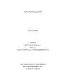 ESTRUCTURAS GEOLOGICAS.