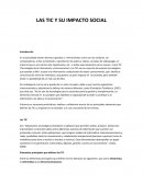 LAS TIC Y SU IMPACTO SOCIAL