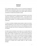 ENSAYO DE ARISTÓELES