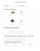 PRUEBA DE LENGUA Y LITERATURA