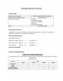 DESCRIPTOR GERENTE ADMINISTRATIVO FINANCIERO