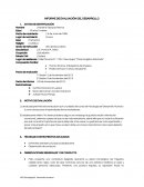 INFORME DE EVALUACIÓN DEL DESARROLLO