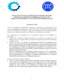 Pacto colectivo de condiciones de trabajo suscrito. AC & D, Sociedad Anónima