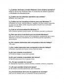 Cuestionario de sistema operativo Windows