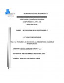 LA PROPUESTA DE ACCION EN LA LINEA METODOLOGIA DE LA INVESTIGACION.