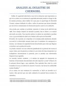 ANALISIS AL DESASTRE DE CHERNOBIL