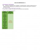 GUIA DE APRENDIZAJE # 4 ACTIVIDAD DE REFLEXION