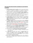 DIEZ CLAVES PARA REDACTAR BIEN EL DESARROLLO DE UNA PREGUNTA DE HISTORIA