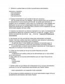 Diversas preguntas Derecho Administrativo