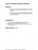 Metales. TRATAMIENTOS TÉRMICOS Y MECÁNICOS