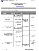 SYLLABUS INTRODUCCIÓN A LA CALIDAD