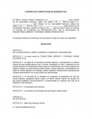 CONTRATO DE CONSTITUCION DE SOCIEDAD CIVIL