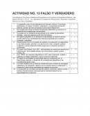 Cuadro falso y verdadero