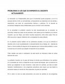 El docente en la actualidad