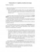 Trabajo práctico nº 1: Lingüística y Enseñanza de la Lengua