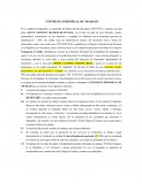 CONTRATO INDIVIDUAL DE TRABAJO . En la ciudad de Guatemala