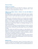 Relaciones Públicas Objetivo de la Campaña