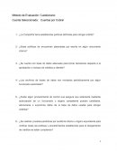Cuestionario: método de control interno