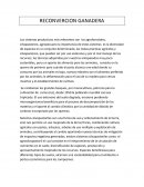 Reconversion ganadera