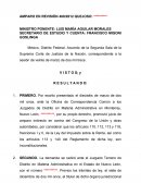 AMPARO EN REVISIÓN 408/2012