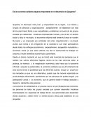 Es la economía solidaria aspecto importante en el desarrollo de Quípama?