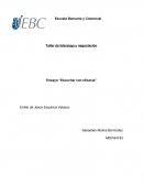 Ensayo “Escuchar con eficacia”