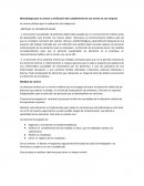 Metodología para el control y verificación del cumplimiento de una norma en una empresa