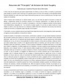 Resumen del “Principito” de Antoine de Saint-Exupéry