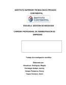 Cadenas de suministro la empresa De Comida S.A.C.