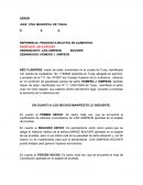 Ejemplo de contestación de demanda