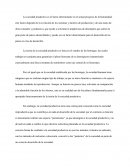 La Sociedad Productiva e Improductiva