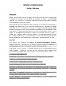 Hombre unidimencional Herbert Marcuse