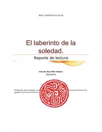 El laberinto de la soledad. Reporte de lectura. Página 1