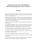 TRABAJO DE INVESTIGACIÓN SOBRE EL PROCESO DE REORGANIZACIÓN NACIONAL.
