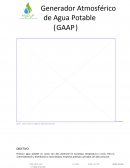 Generador Atmosférico de Agua Potable