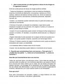 ¿Qué consecuencias a la salud generan el abuso de las drogas en el organismo humano?