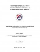 Responsabilidad social empresarial y su incidencia en las organizaciones financieras de la región San Martín