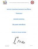 Examen de cálculo integral