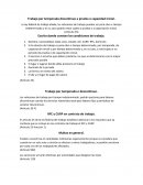 Trabajo por temporada discontinuo a prueba o capacidad inicial.