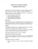 Pedagogía y Educación Social